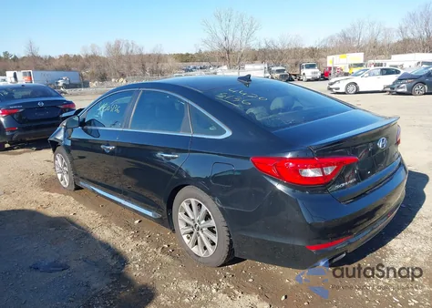 2017 Hyundai Sonata Limited из США, поврежденный, VIN 5NPE34AF9HH508182
